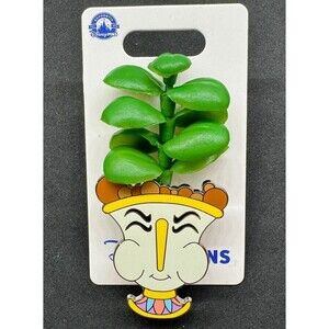 CHIP - Disney Parks Succulent Plant 3D Trading Pin Beauty & The Beast